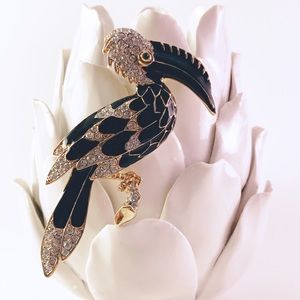 Vintage signed craft brooch